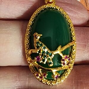 Breathtaking Green Glass Necklace